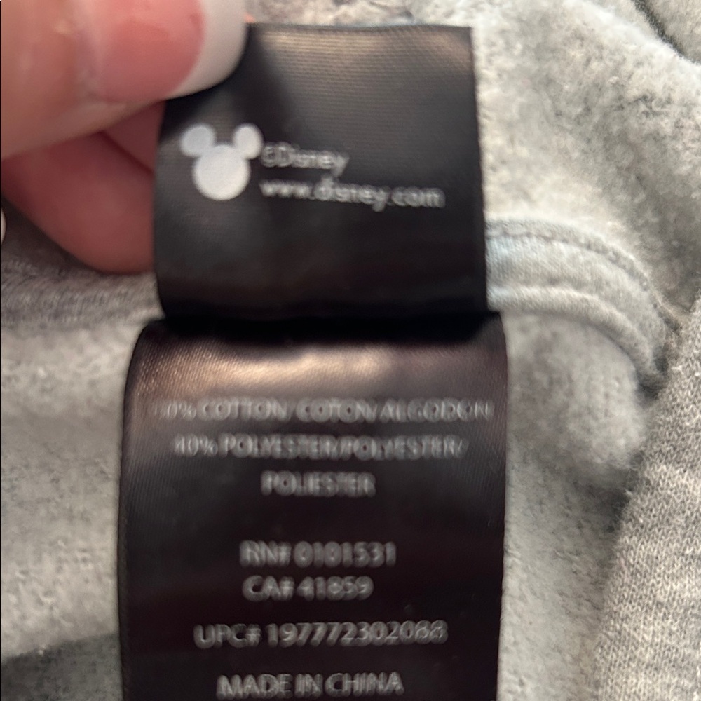 Disney MICKEY MOUSE Gray Pullover Hoodie❤️Size small - Picture 6 of 11